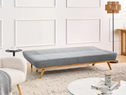 Outlet Sofa rozkładana dla 2 osób KALFAFEL Szary Sofy Z Funkcją Spania|Wszystkie Sofy