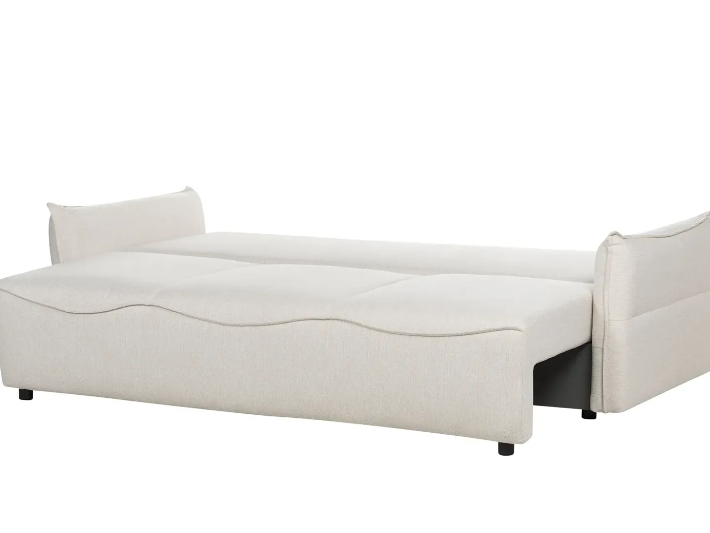 Discount Sofa rozkładana dla 3 osób KRAMA Złamana biel ze schowkiem Sofy Z Funkcją Spania|Wszystkie Sofy