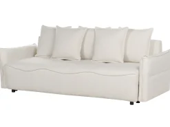 Discount Sofa rozkładana dla 3 osób KRAMA Złamana biel ze schowkiem Sofy Z Funkcją Spania|Wszystkie Sofy