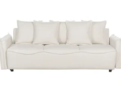 Discount Sofa rozkładana dla 3 osób KRAMA Złamana biel ze schowkiem Sofy Z Funkcją Spania|Wszystkie Sofy