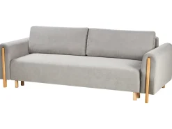 Sale Sofa rozkładana dla 3 osób KVAM Szary ze schowkiem Sofy Z Funkcją Spania|Wszystkie Sofy