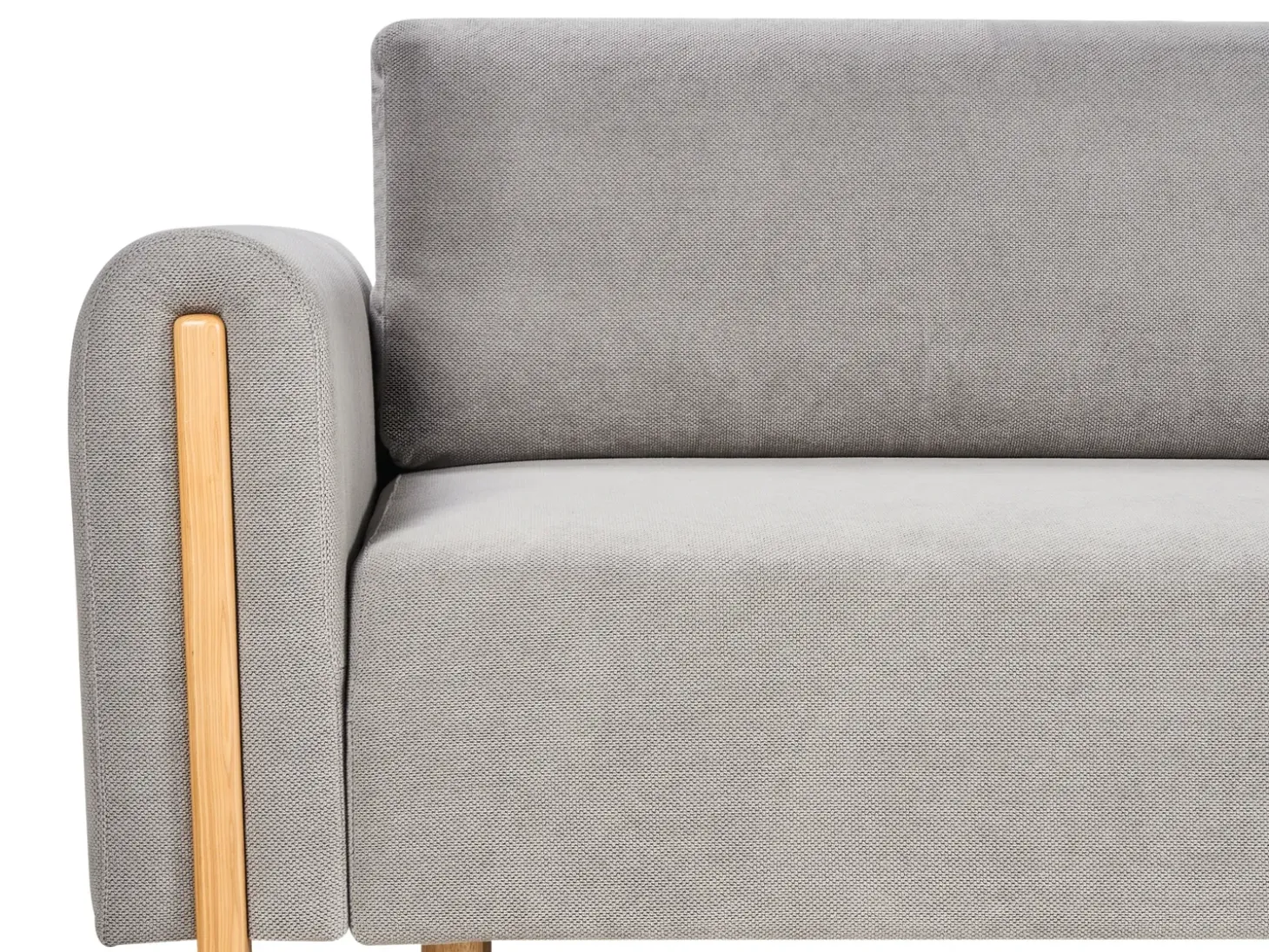 Sale Sofa rozkładana dla 3 osób KVAM Szary ze schowkiem Sofy Z Funkcją Spania|Wszystkie Sofy