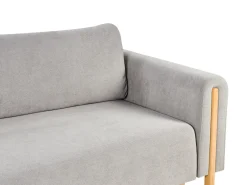 Sale Sofa rozkładana dla 3 osób KVAM Szary ze schowkiem Sofy Z Funkcją Spania|Wszystkie Sofy