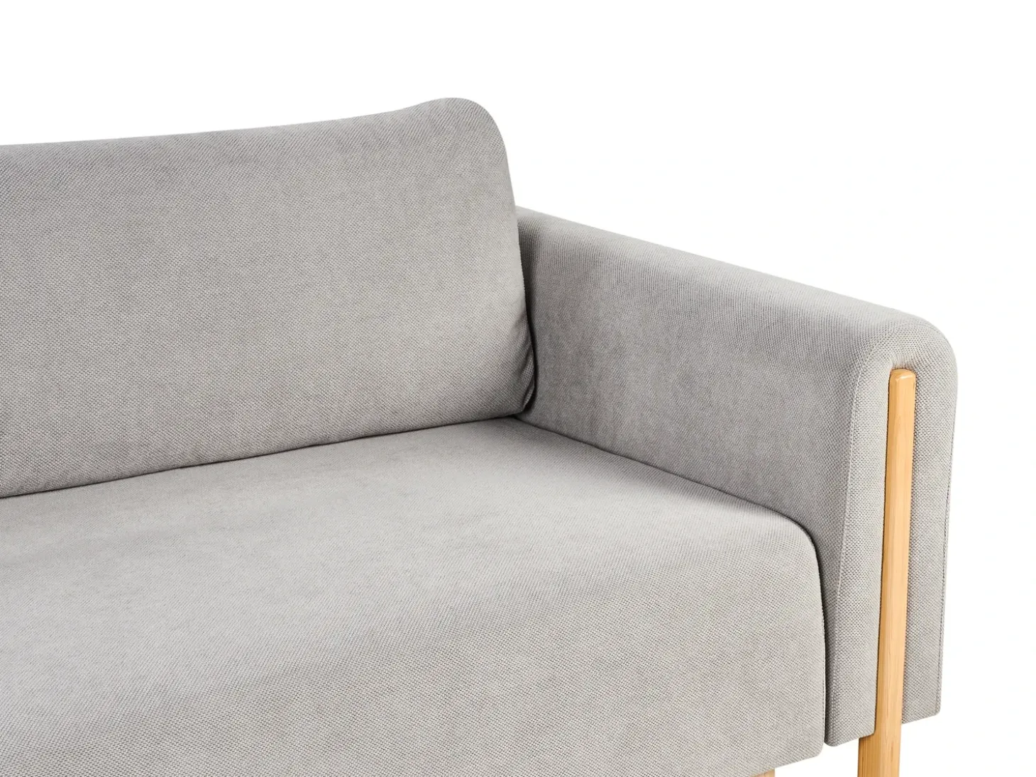 Sale Sofa rozkładana dla 3 osób KVAM Szary ze schowkiem Sofy Z Funkcją Spania|Wszystkie Sofy
