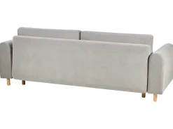 Sale Sofa rozkładana dla 3 osób KVAM Szary ze schowkiem Sofy Z Funkcją Spania|Wszystkie Sofy