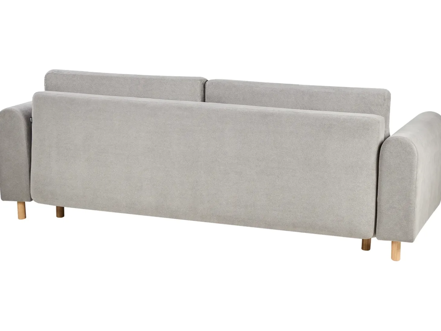 Sale Sofa rozkładana dla 3 osób KVAM Szary ze schowkiem Sofy Z Funkcją Spania|Wszystkie Sofy