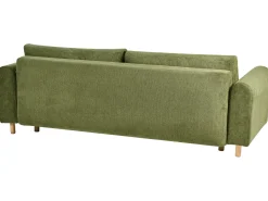 New Sofa rozkładana dla 3 osób KVAM Zielony ze schowkiem Sofy Z Funkcją Spania|Wszystkie Sofy