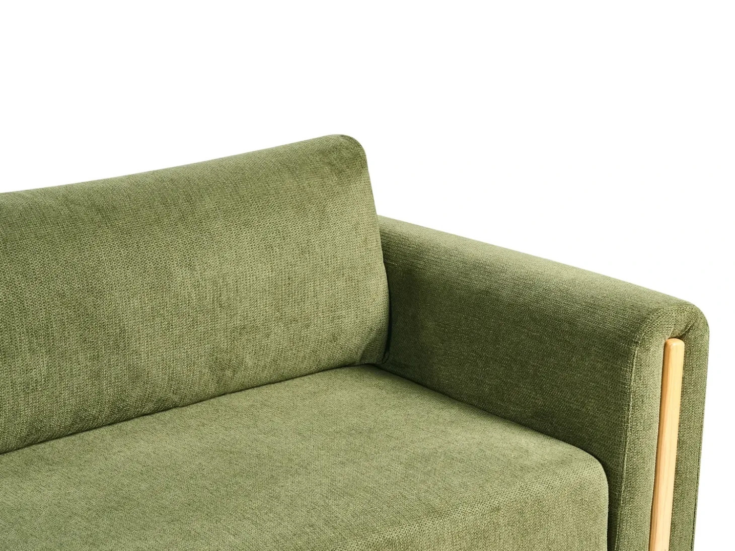 New Sofa rozkładana dla 3 osób KVAM Zielony ze schowkiem Sofy Z Funkcją Spania|Wszystkie Sofy