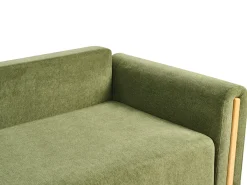 New Sofa rozkładana dla 3 osób KVAM Zielony ze schowkiem Sofy Z Funkcją Spania|Wszystkie Sofy