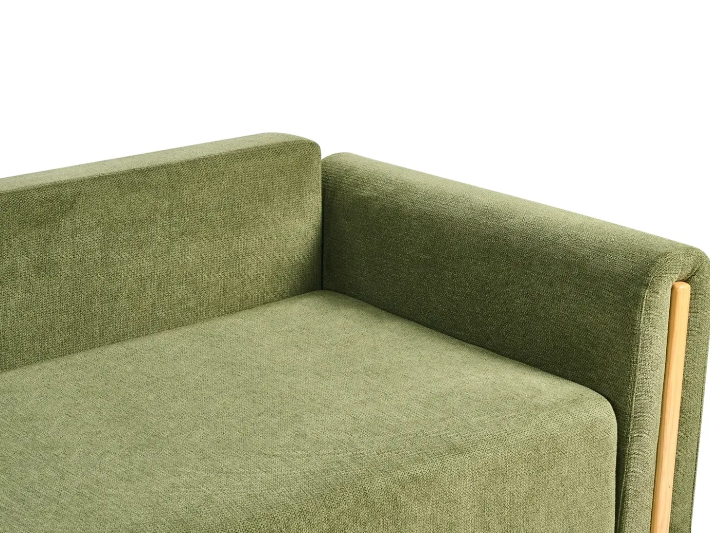 New Sofa rozkładana dla 3 osób KVAM Zielony ze schowkiem Sofy Z Funkcją Spania|Wszystkie Sofy