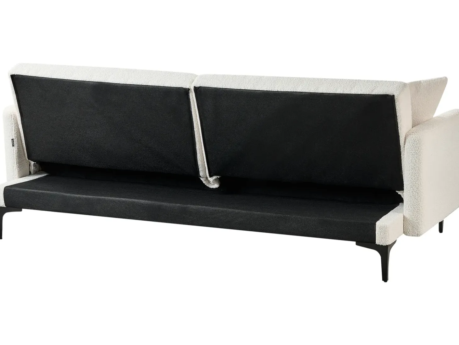 Best Sofa rozkładana dla 3 osób LUCAN Boucle Złamana biel Sofy Z Funkcją Spania|Wszystkie Sofy