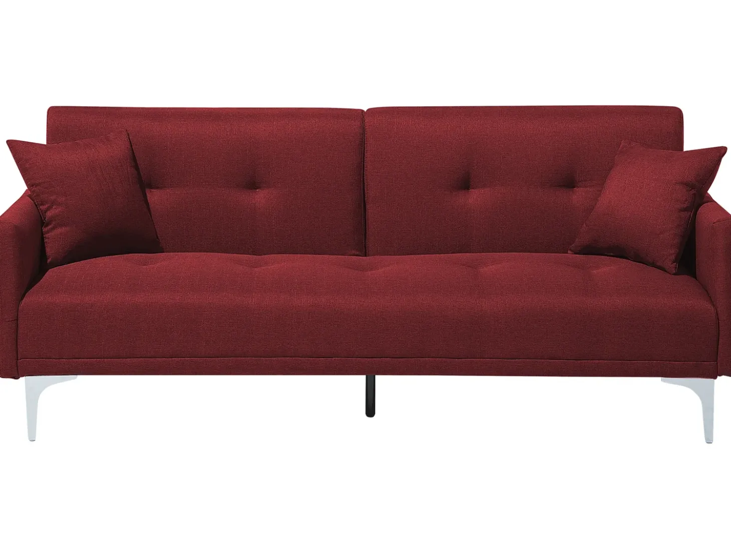 Sofa rozkładana dla 3 osób LUCAN Bordowy