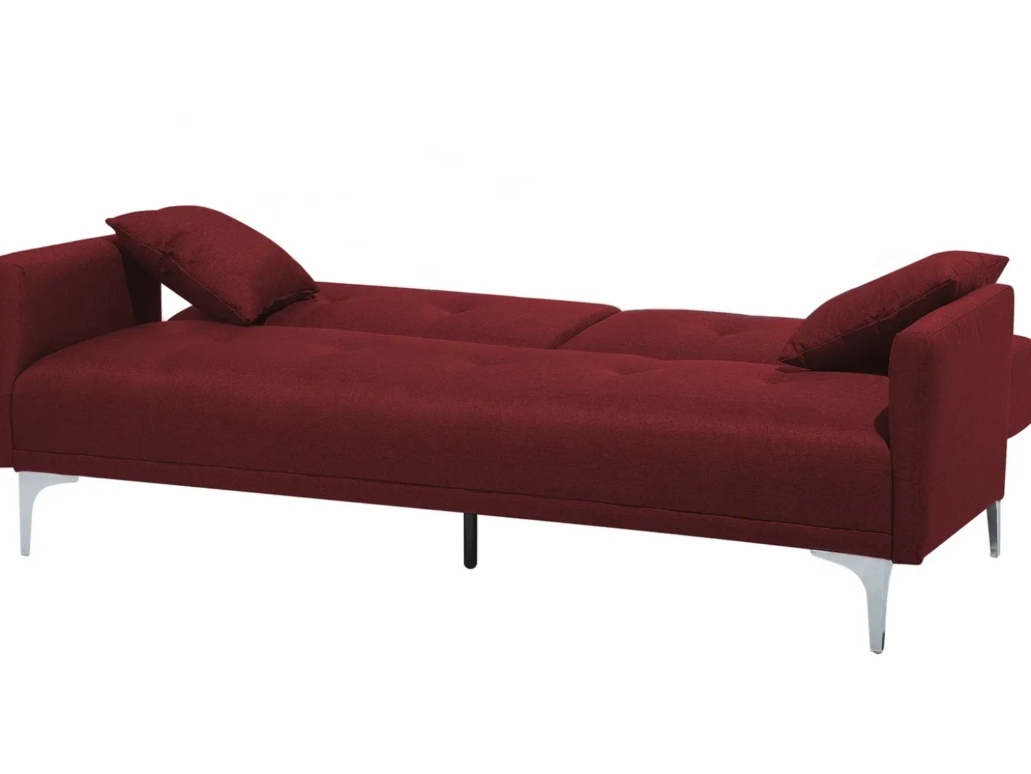 Sofa rozkładana dla 3 osób LUCAN Bordowy