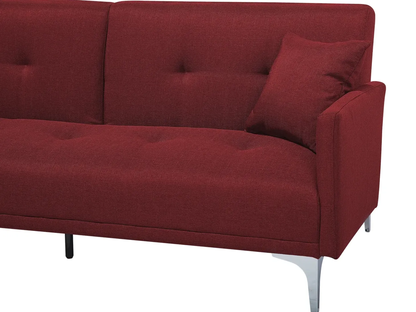Sofa rozkładana dla 3 osób LUCAN Bordowy