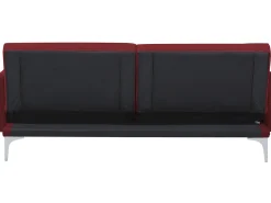 Sofa rozkładana dla 3 osób LUCAN Bordowy