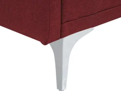 Sofa rozkładana dla 3 osób LUCAN Bordowy