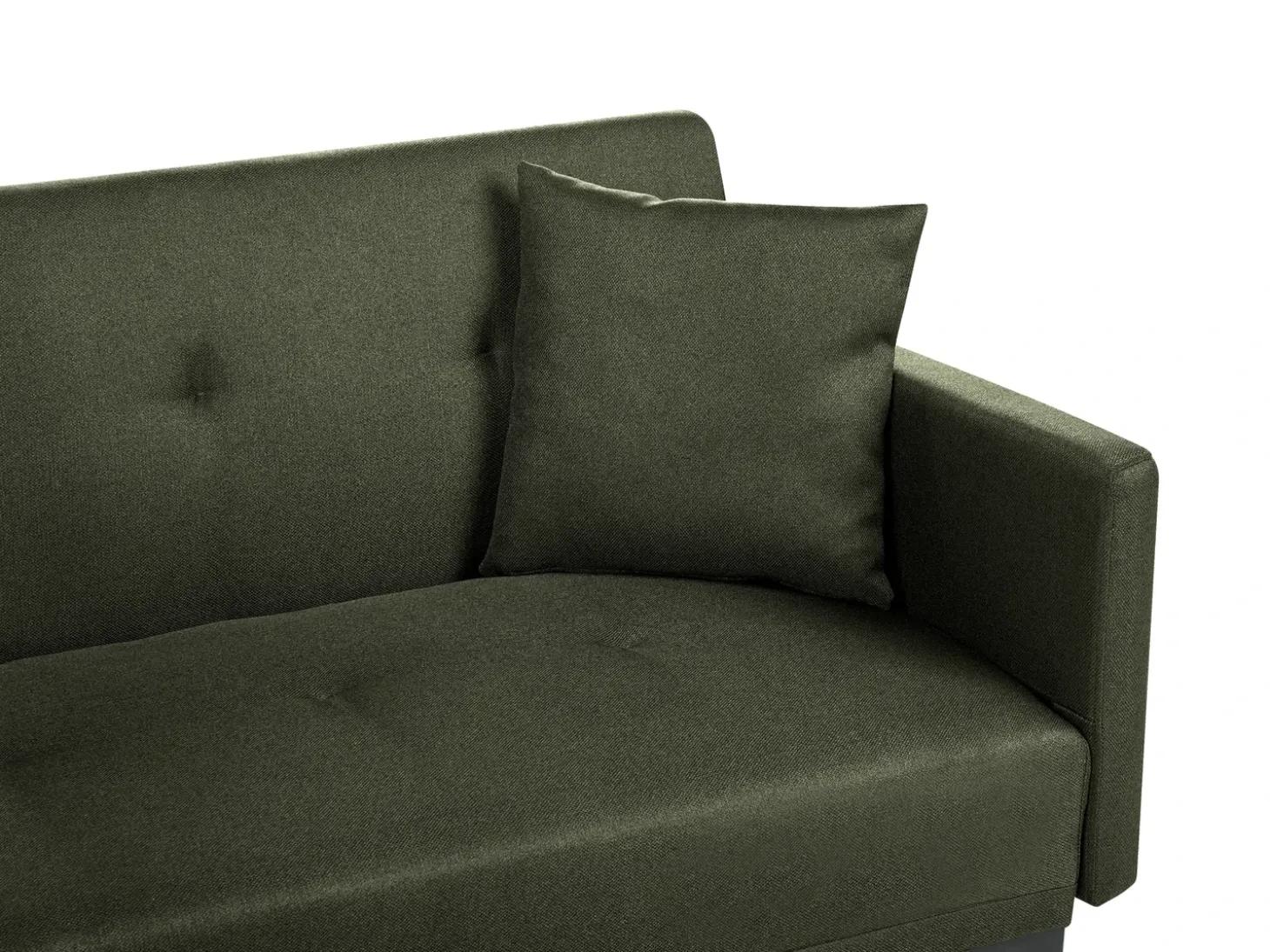 Hot Sofa rozkładana dla 3 osób LUCAN Ciemnozielony Sofy Z Funkcją Spania|Wszystkie Sofy