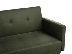 Hot Sofa rozkładana dla 3 osób LUCAN Ciemnozielony Sofy Z Funkcją Spania|Wszystkie Sofy