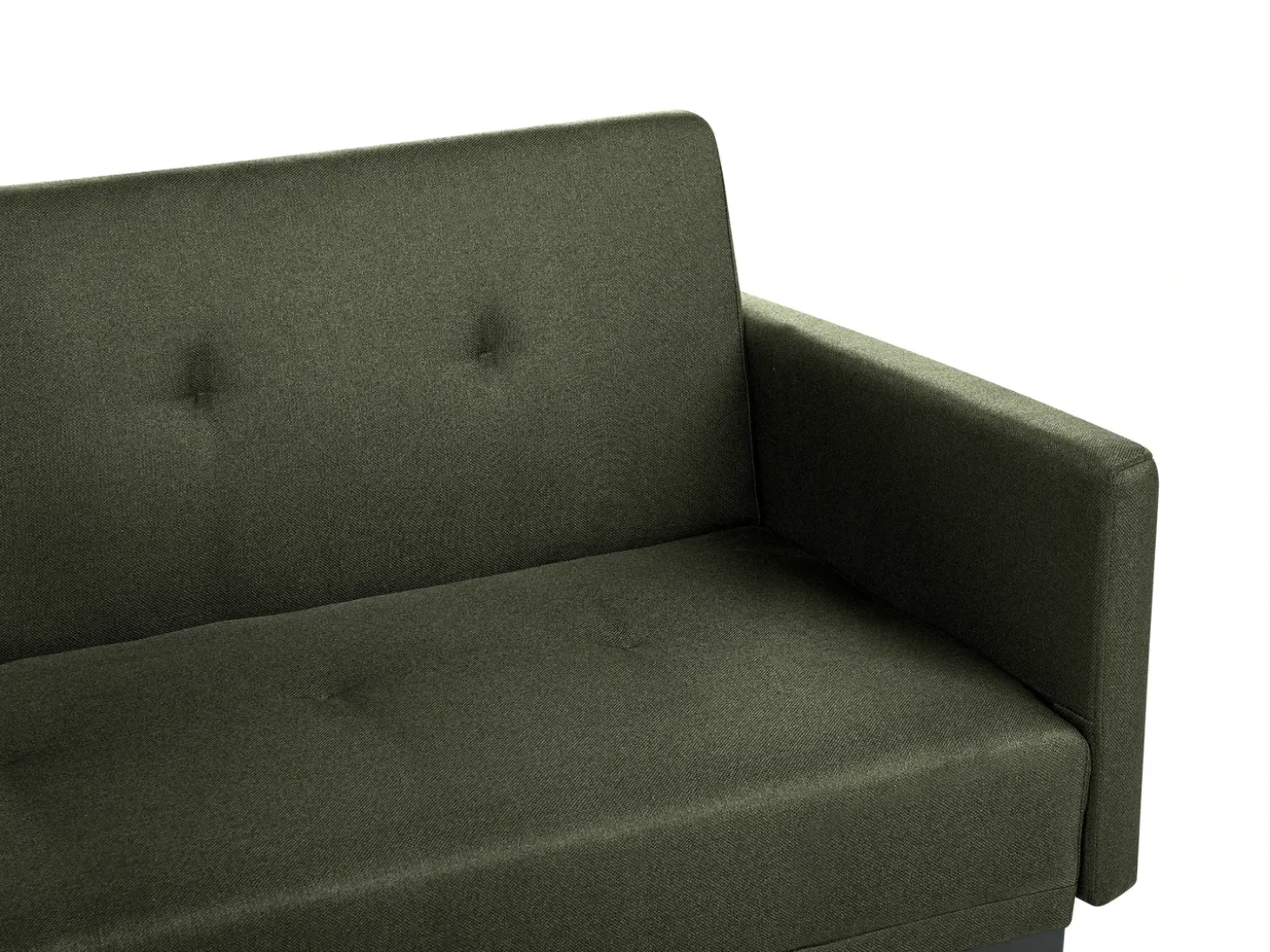 Hot Sofa rozkładana dla 3 osób LUCAN Ciemnozielony Sofy Z Funkcją Spania|Wszystkie Sofy