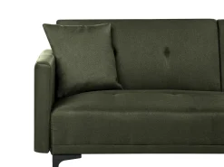 Hot Sofa rozkładana dla 3 osób LUCAN Ciemnozielony Sofy Z Funkcją Spania|Wszystkie Sofy