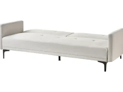 Clearance Sofa rozkładana dla 3 osób LUCAN Jasnobeżowy Sofy Z Funkcją Spania|Wszystkie Sofy