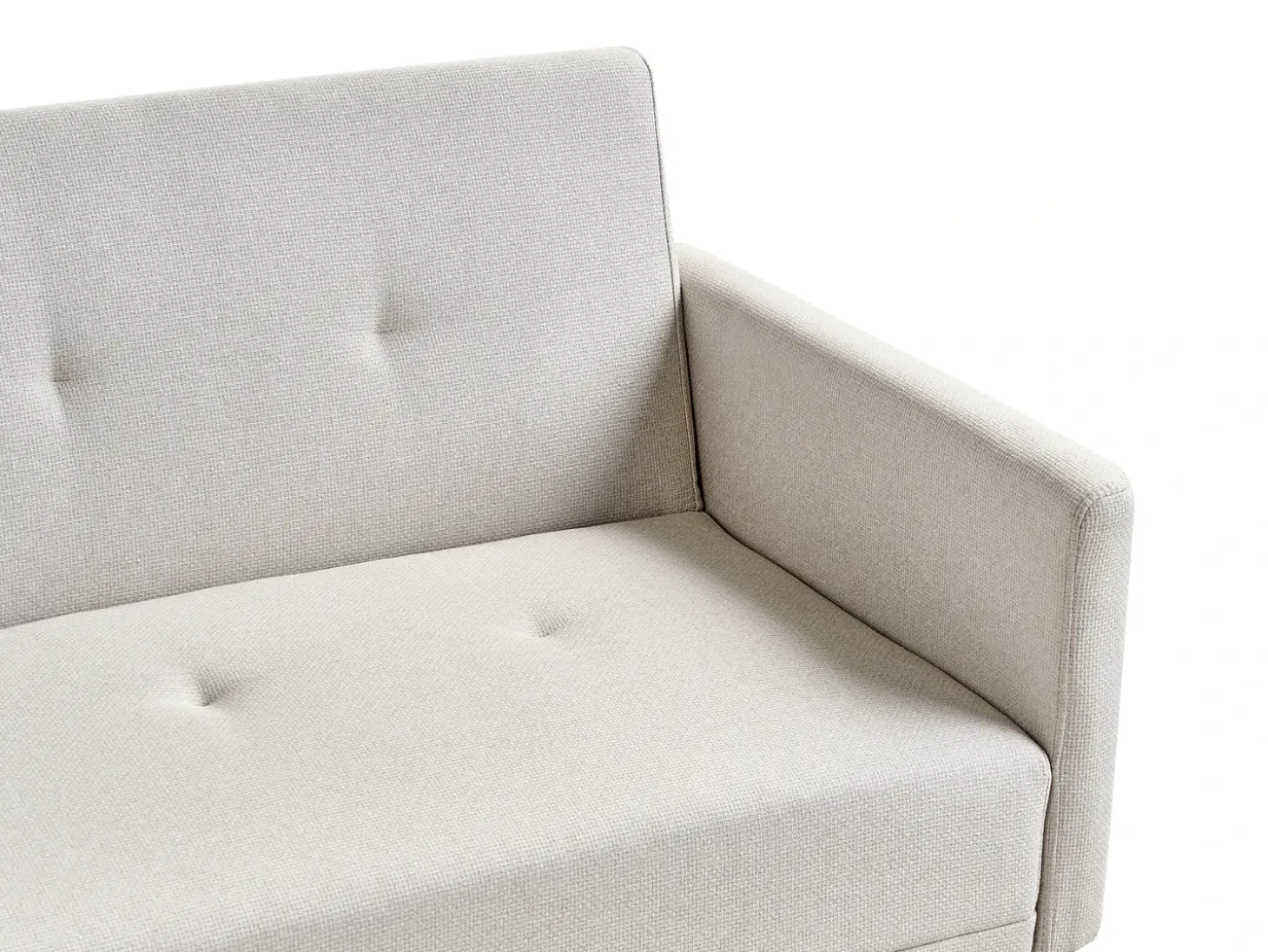 Clearance Sofa rozkładana dla 3 osób LUCAN Jasnobeżowy Sofy Z Funkcją Spania|Wszystkie Sofy
