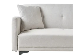 Clearance Sofa rozkładana dla 3 osób LUCAN Jasnobeżowy Sofy Z Funkcją Spania|Wszystkie Sofy