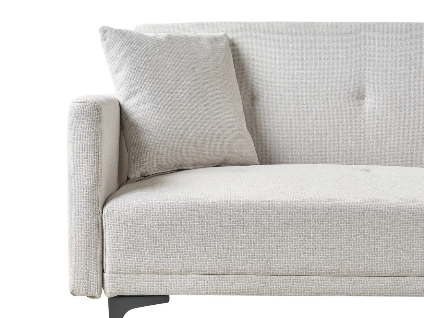 Clearance Sofa rozkładana dla 3 osób LUCAN Jasnobeżowy Sofy Z Funkcją Spania|Wszystkie Sofy