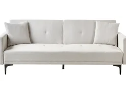 Clearance Sofa rozkładana dla 3 osób LUCAN Jasnobeżowy Sofy Z Funkcją Spania|Wszystkie Sofy