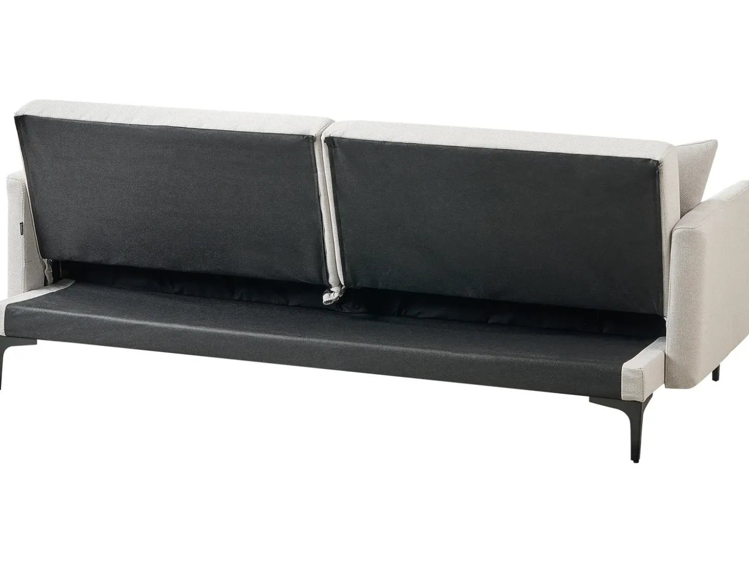 Clearance Sofa rozkładana dla 3 osób LUCAN Jasnobeżowy Sofy Z Funkcją Spania|Wszystkie Sofy
