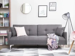 Sofa rozkładana dla 3 osób LUCAN Szary