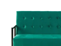 New Sofa rozkładana dla 3 osób MARSTAL Welur Szmaragdowy Sofy Z Funkcją Spania|Wszystkie Sofy