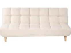 New Sofa rozkładana dla 2 osób RISOR Boucle Złamana biel Sofy Z Funkcją Spania|Wszystkie Sofy