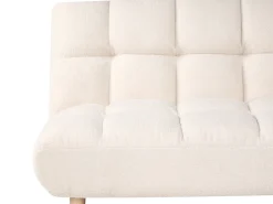 New Sofa rozkładana dla 2 osób RISOR Boucle Złamana biel Sofy Z Funkcją Spania|Wszystkie Sofy