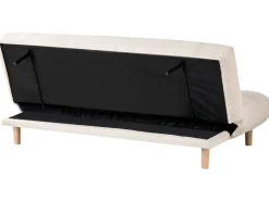 New Sofa rozkładana dla 2 osób RISOR Boucle Złamana biel Sofy Z Funkcją Spania|Wszystkie Sofy
