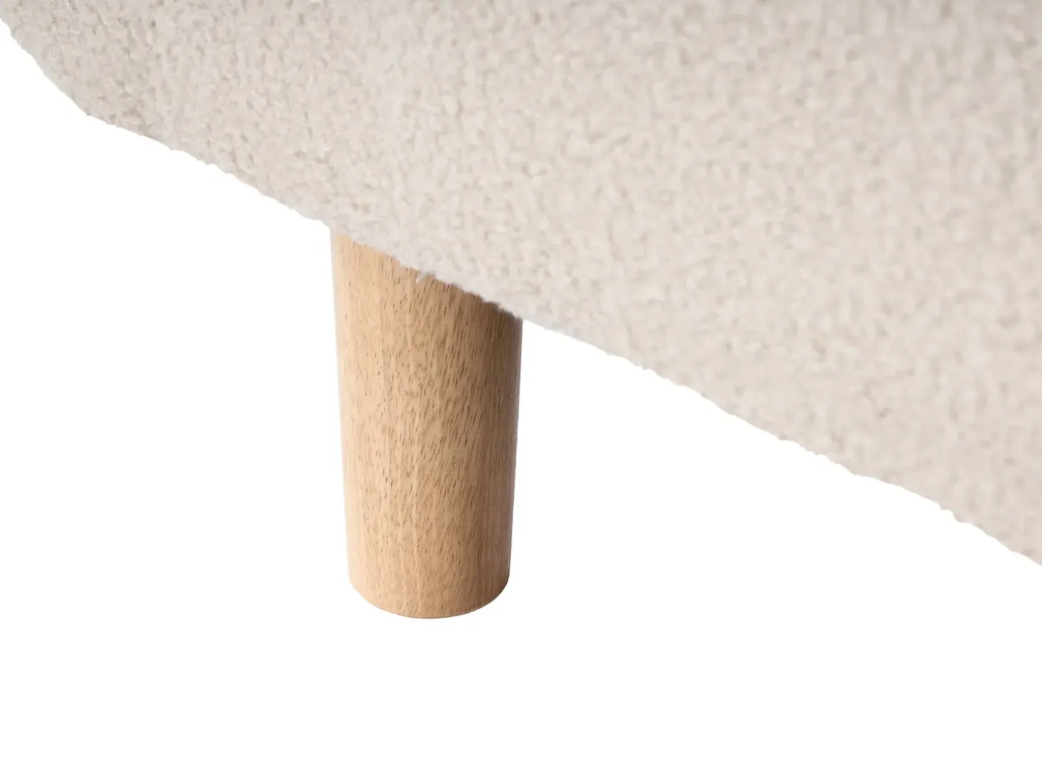 New Sofa rozkładana dla 2 osób RISOR Boucle Złamana biel Sofy Z Funkcją Spania|Wszystkie Sofy