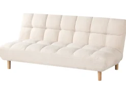 New Sofa rozkładana dla 2 osób RISOR Boucle Złamana biel Sofy Z Funkcją Spania|Wszystkie Sofy