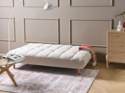 New Sofa rozkładana dla 2 osób RISOR Boucle Złamana biel Sofy Z Funkcją Spania|Wszystkie Sofy