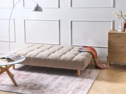 Best Sofa rozkładana dla 2 osób RISOR Boucle Beżowy Sofy Z Funkcją Spania|Wszystkie Sofy