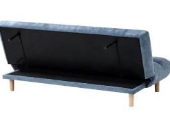 Outlet Sofa rozkładana dla 2 osób RISOR Niebieski Sofy Z Funkcją Spania|Wszystkie Sofy