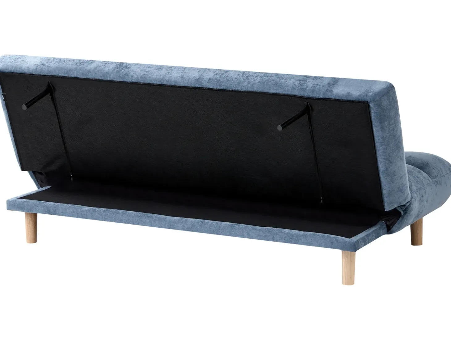 Outlet Sofa rozkładana dla 2 osób RISOR Niebieski Sofy Z Funkcją Spania|Wszystkie Sofy