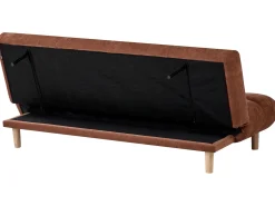 Best Sofa rozkładana dla 2 osób RISOR Złoty brąz Sofy Z Funkcją Spania|Wszystkie Sofy
