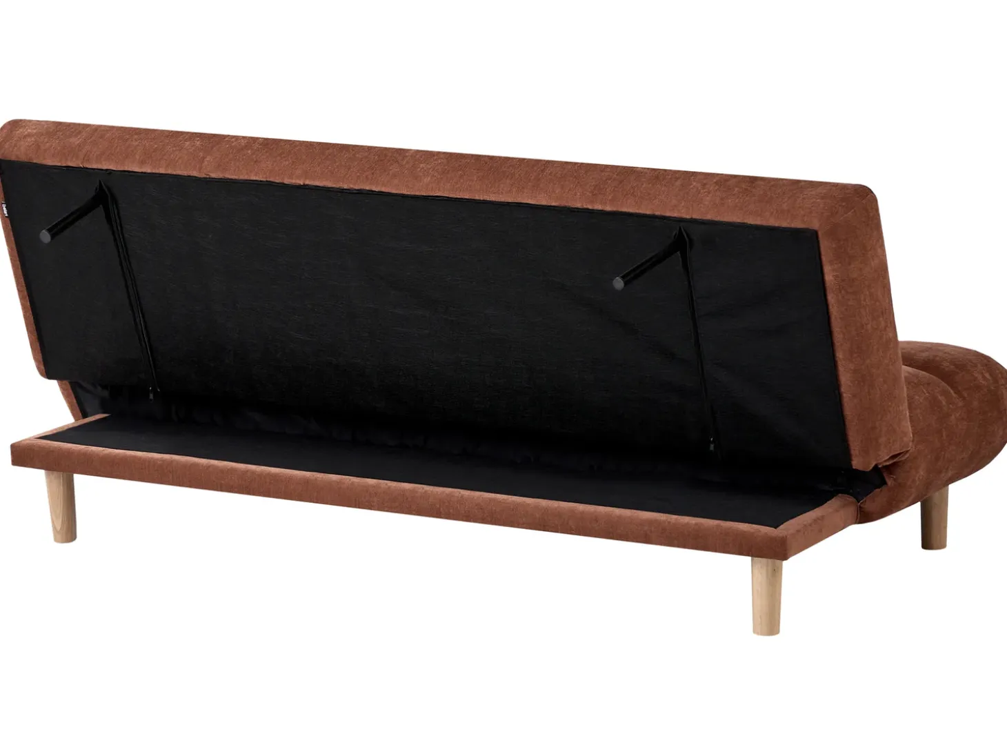 Best Sofa rozkładana dla 2 osób RISOR Złoty brąz Sofy Z Funkcją Spania|Wszystkie Sofy