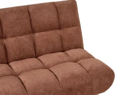 Best Sofa rozkładana dla 2 osób RISOR Złoty brąz Sofy Z Funkcją Spania|Wszystkie Sofy
