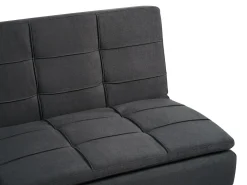 Best Sofa rozkładana dla 3 osób RONNE Czarny Sofy Z Funkcją Spania|Wszystkie Sofy