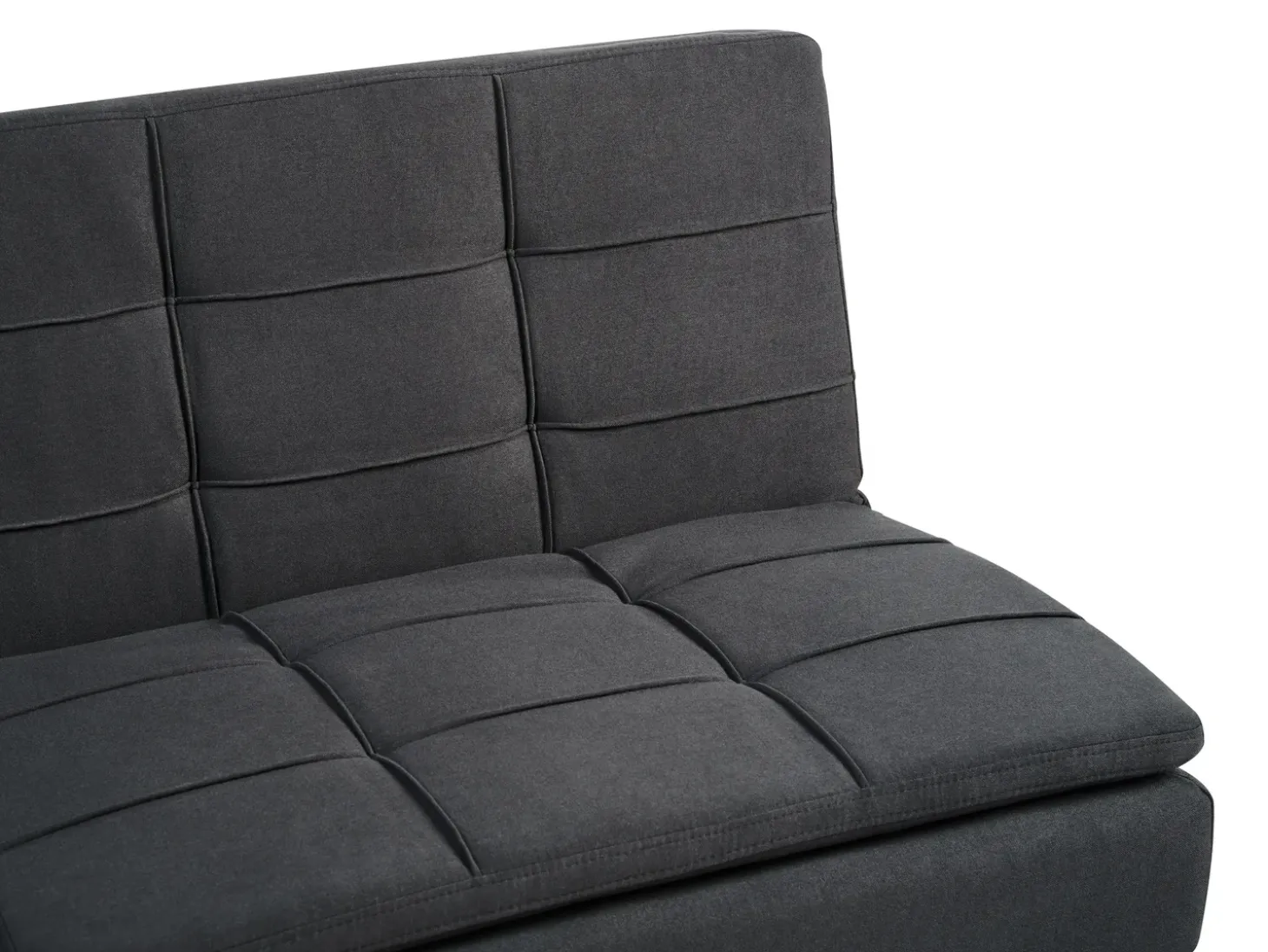 Best Sofa rozkładana dla 3 osób RONNE Czarny Sofy Z Funkcją Spania|Wszystkie Sofy