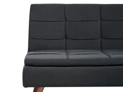 Best Sofa rozkładana dla 3 osób RONNE Czarny Sofy Z Funkcją Spania|Wszystkie Sofy