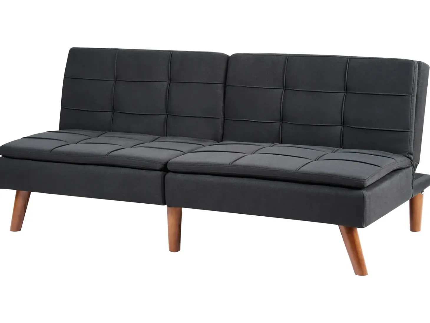 Best Sofa rozkładana dla 3 osób RONNE Czarny Sofy Z Funkcją Spania|Wszystkie Sofy