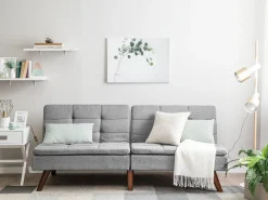 Sofa rozkładana dla 3 osób RONNE Jasnoszary