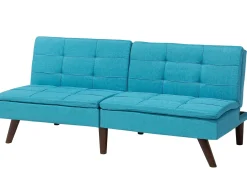 Sofa rozkładana dla 3 osób RONNE Turkusowy